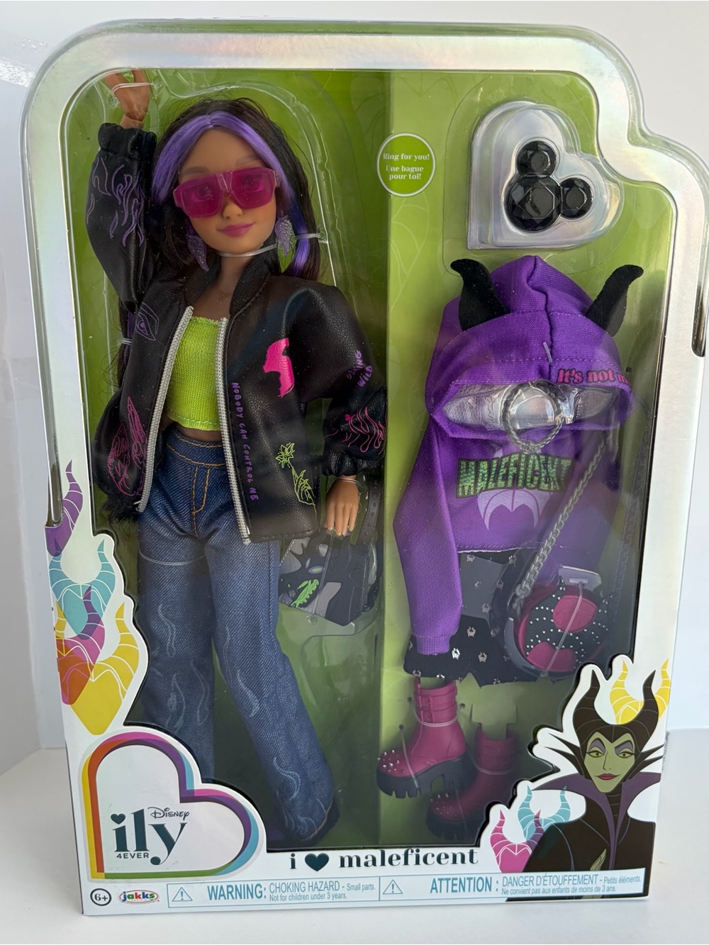 Disney ILY 4EVER I Love Maleficent Doll JAKKS Pacific Fashion Doll New Sealed